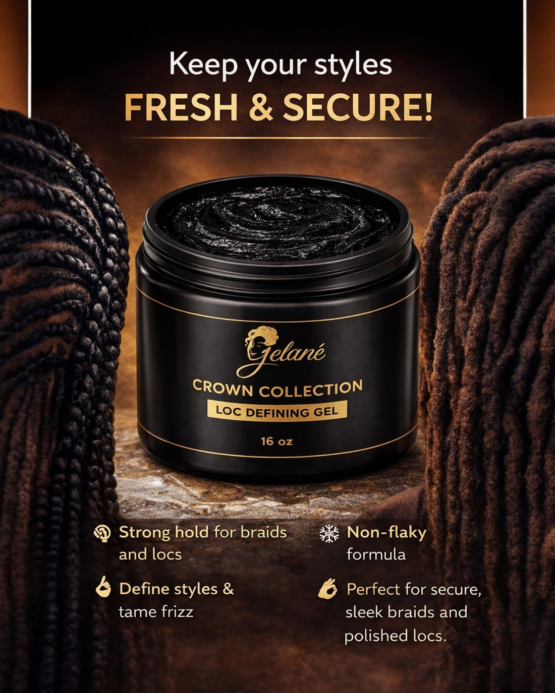 Crown Sculpt - Loc & Braid Gel